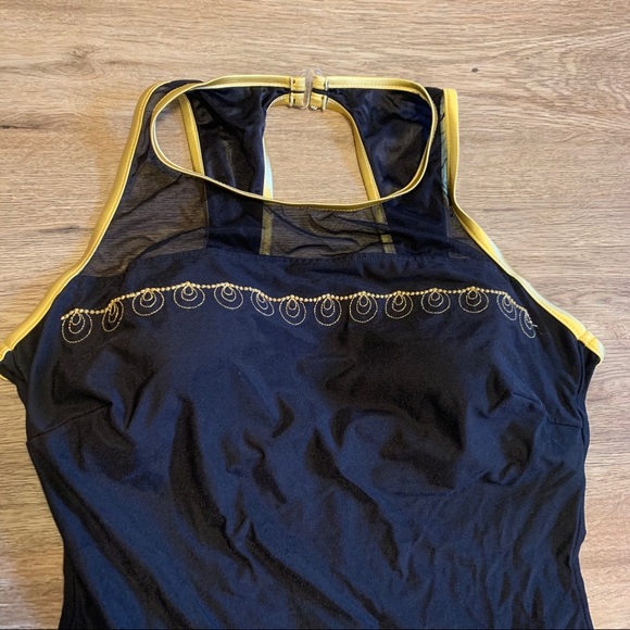 90's Pacific Connections Black/Gold One Piece |20W - Picture 4 of 11